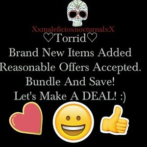 Not4Sale☺Check My Closet❤Torrid Brand New Items
